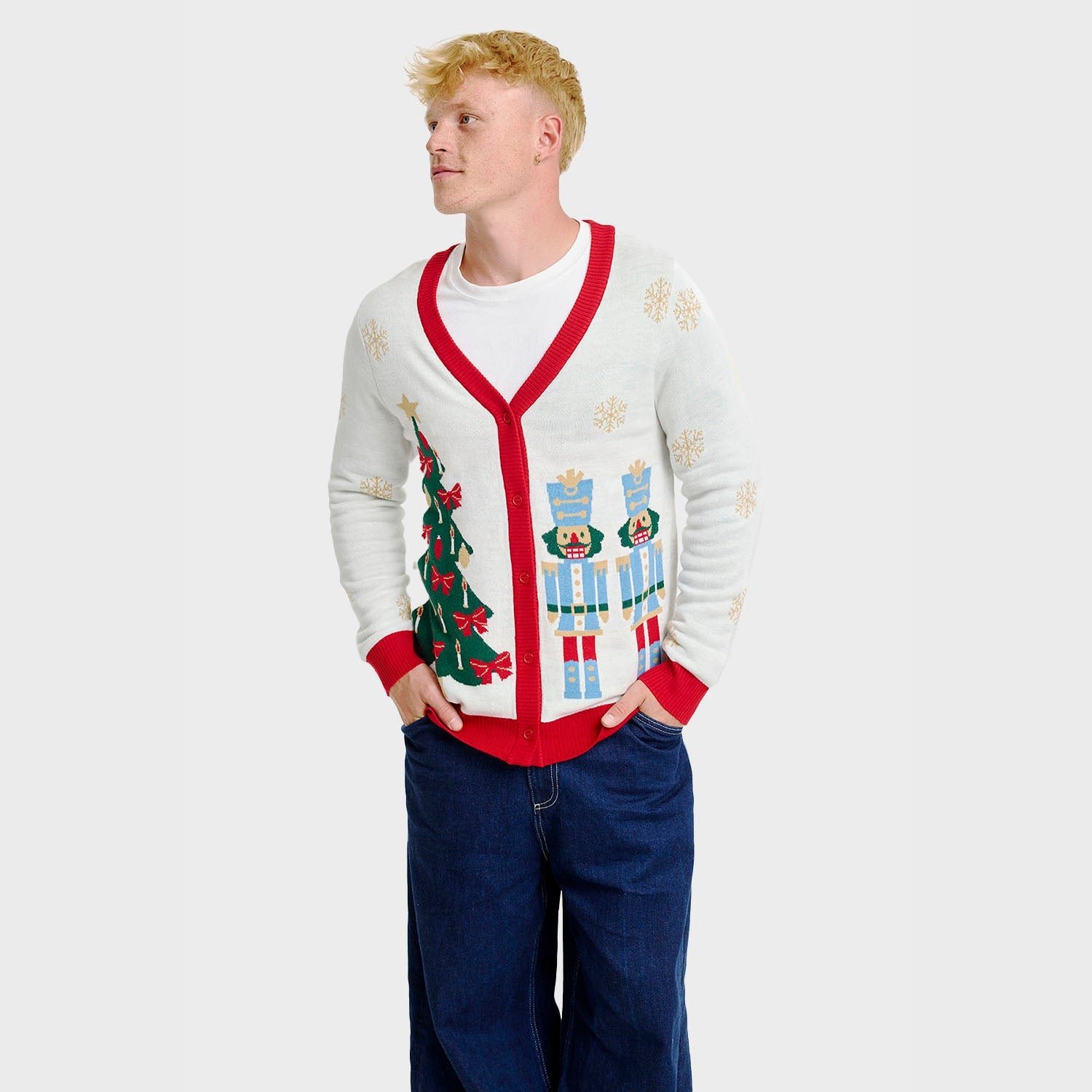 The Nutcracker Christmas Cardigan β Men